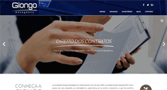 Desktop Screenshot of giongoadvogados.com.br